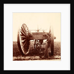 Sling cart for moving heavy cannon, USA by Anonymous