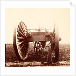 Sling cart for moving heavy cannon, USA by Anonymous