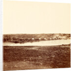 Wagon train crossing the Rappahannock River, USA by Anonymous