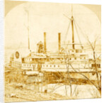 Waiting for a load of exchanged prisoners at Aiken's Landing, James River, March, 1865, USA by Anonymous