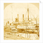 Waiting for a load of exchanged prisoners at Aiken's Landing, James River, March, 1865, USA by Anonymous