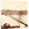 Pontoon across the Appomattox River, VA, Broadway Landing, USA by Anonymous