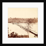 Pontoon across the Appomattox River, VA, Broadway Landing, USA by Anonymous
