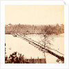 Pontoon across the Appomattox River, VA, Broadway Landing, USA by Anonymous