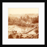 A canvas pontoon bridge, USA by Anonymous