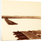 Pontoon bridge opened for steamers, USA by Anonymous