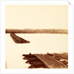 Pontoon bridge opened for steamers, USA by Anonymous