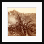 Destruction of a railroad bridge, USA by Anonymous
