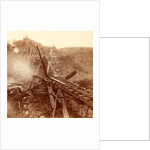 Destruction of a railroad bridge, USA by Anonymous