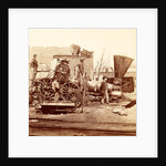 A crippled locomotive in Richmond, USA by Anonymous