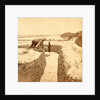 Same gun, as shown in no. 1015, with Hurdle Revertment (i.e. revetment) and Epaulement - unfinished battery, USA by Anonymous