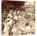 Fruits of the sunny south and their buyers, in famous old Centre Market by Anonymous