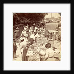 Fruits of the sunny south and their buyers, in famous old Centre Market by Anonymous