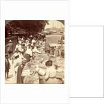 Fruits of the sunny south and their buyers, in famous old Centre Market by Anonymous