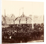 Raising the old flag over Fort Sumter, USA by Anonymous