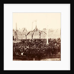 Raising the old flag over Fort Sumter, USA by Anonymous