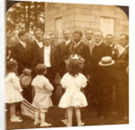 A tribute from the children to President Roosevelt at the monument, Wyoming, Pa., USA by Anonymous