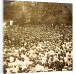 The surging throng listening to address of President Roosevelt on River Commons, Wilkes-Barre, Pa., Aug. 10, 1905., USA by Anonymous