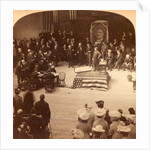 Major Jenkins receiving South Carolina's sword from President Roosevelt, Exposition Auditorium, Charleston, S.C., USA by Anonymous