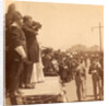 The military parade passing in review before President Roosevelt, Exposition Auditorium, Charleston, S.C., USA by Anonymous