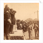 The military parade passing in review before President Roosevelt, Exposition Auditorium, Charleston, S.C., USA by Anonymous