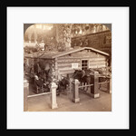Log cabin home of President Roosevelt brought from North Dakota to the World's Fair, St. Louis, USA by Anonymous