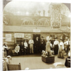 Pres. Roosevelt's log cabin, N. Dakota exhibit, Agricultural Building, Louisiana Purchase Exposition, USA by Anonymous