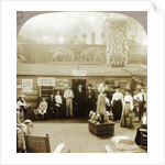 Pres. Roosevelt's log cabin, N. Dakota exhibit, Agricultural Building, Louisiana Purchase Exposition, USA by Anonymous