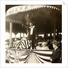 President Roosevelt delivering his address, Georgia Day, Jamestown Exposition, VA, USA by Anonymous
