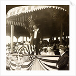 President Roosevelt delivering his address, Georgia Day, Jamestown Exposition, VA, USA by Anonymous