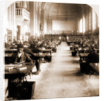 Interior of Bates Hall, Boston Free Library, USA by Anonymous