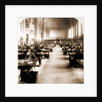 Interior of Bates Hall, Boston Free Library, USA by Anonymous
