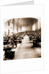 Interior of Bates Hall, Boston Free Library, USA by Anonymous