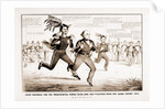 The great footrace for the presidential purse (100,000 and picking) over the Union Course 1852 by Anonymous