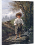 Whittier's barefooted boy by Eastman Johnson