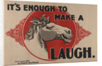It's enough to make a horse image laugh by Anonymous
