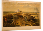 The interior of the Redan taken from its left face, looking towards the salient angle, looking south by William Simpson