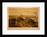 The interior of the Redan taken from its left face, looking towards the salient angle, looking south by William Simpson
