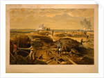 The interior of the Redan taken from its left face, looking towards the salient angle, looking south by William Simpson