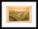 Docks at Sebastopol with ruins of Fort St. Paul by William Simpson