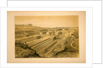 Docks at Sebastopol with ruins of Fort St. Paul by William Simpson