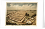 Bird's-eye view of Andersonville Prison from the south-east by Anonymous