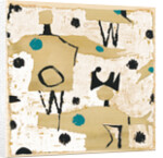 Figures with blue dots 1 by Petra James