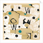 Figures with blue dots 1 by Petra James