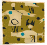 Figures with blue dots 3 by Petra James