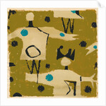 Figures with blue dots 3 by Petra James