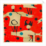 Figures with blue dots 5 by Petra James