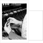 Mt. Holyoke, Massachusetts - Silk. William Skinner and Sons. Winding raw silk from skein to bobbin, 1936 by Lewis Hine