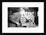 Eddystone, Pennsylvania - Railroad parts. Tool-builder planing for a taper shoe on a steam hammer ram, March 1937 by Lewis Hine