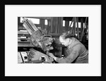 Eddystone, Pennsylvania - Railroad parts. Tool-builder bushing for an engine lathe spindle, March 1937 by Lewis Hine